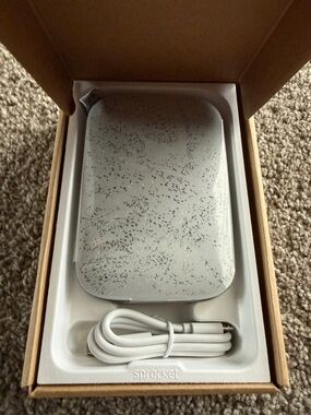 HP Sprocket Portable Photo Printer in White with Gray Speckles